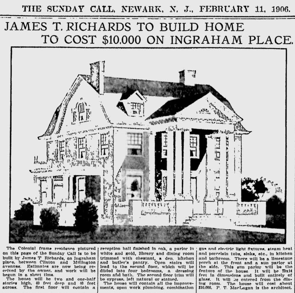 Ingraham Place (Clinton & Millington Avenues)
February 11, 1906
