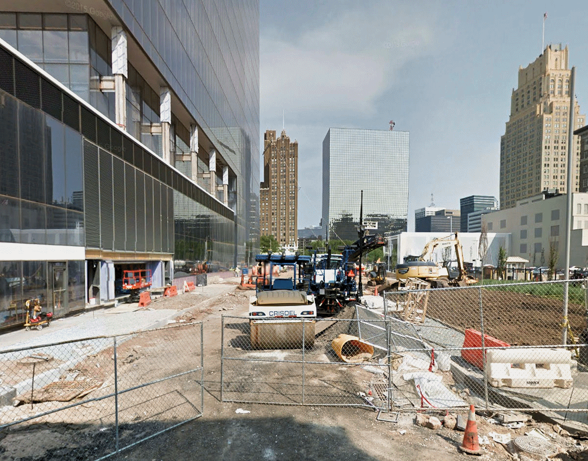 West Park Street Turning Into Prudential Drive
