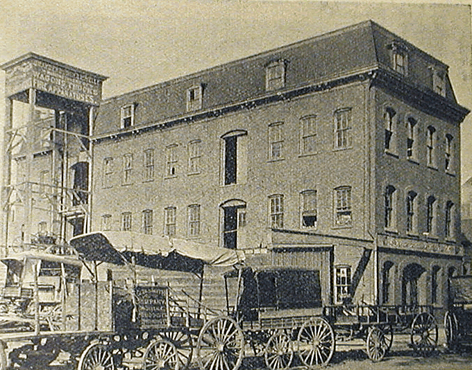 9 Crawford Street
Brandenburgh & Novelle - Manufactureres of wagons and fire apparatus
From "Newark - New Jersey's Greatest Manufacturing Centre, Illustrated" Published 1894 by The Consolidated Illustrating Co.

