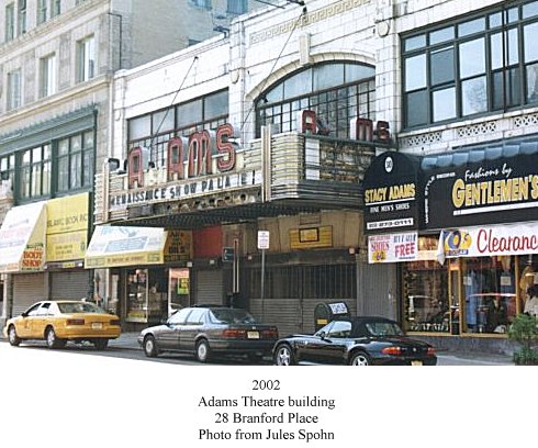 28 Branford Place
Adams Theatre
