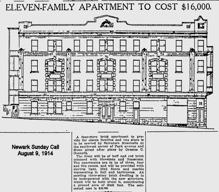Park Avenue & Stone Street
11 Family Apartment Building
