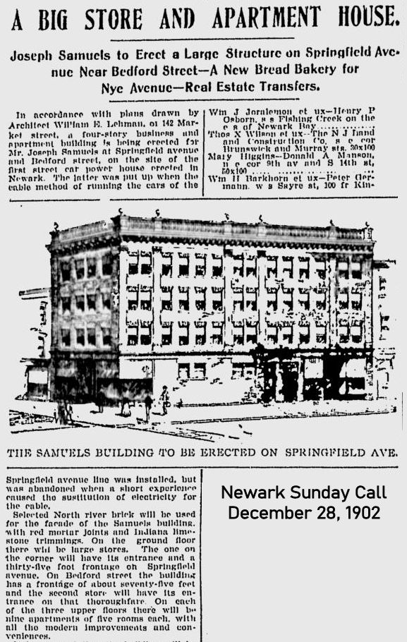 Bedford Street & Springfield Avenue
