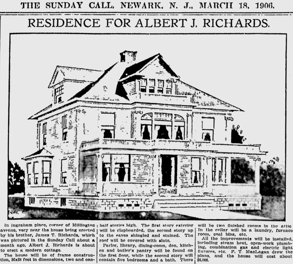 Ingraham Place & Millington Avenue
March 18, 1906
