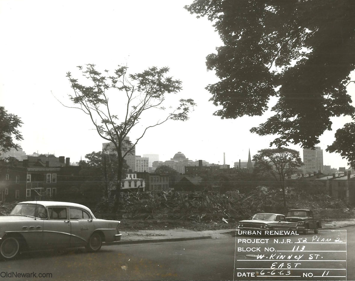 North Side between Washington & High Streets
June 6, 1963
Urban Renewal Project N.J.R. 52 Plan 2
