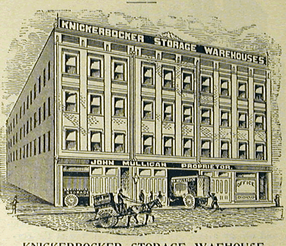 96 - 106 Arlington Street
Kinckerbocker Storage Warehouse
From "Newark - New Jersey's Greatest Manufacturing Centre, Illustrated" Published 1894 by The Consolidated Illustrating Co.
