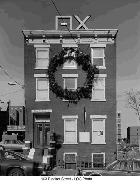 103 Bleeker Street - LOC Photo
