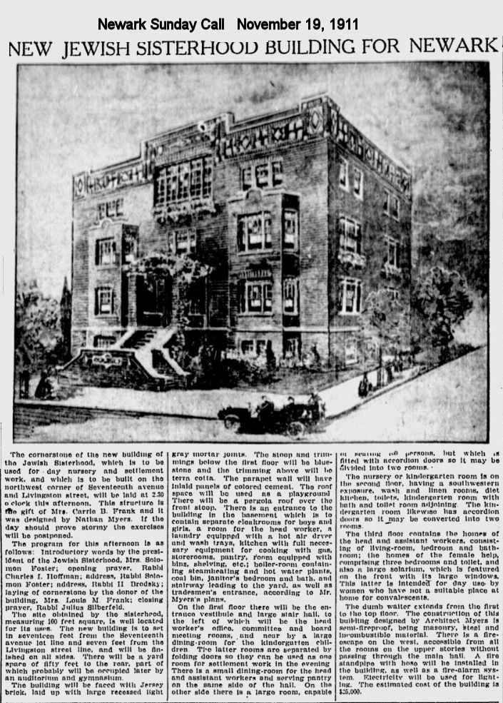 Livingston Street & Seventeenth Avenue
Jewish Sisterhood
1911

