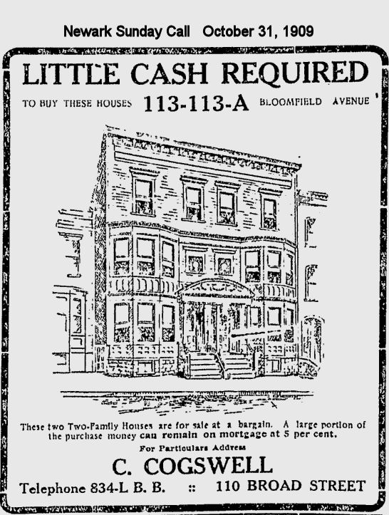 113 Bloomfield Avenue
1909
