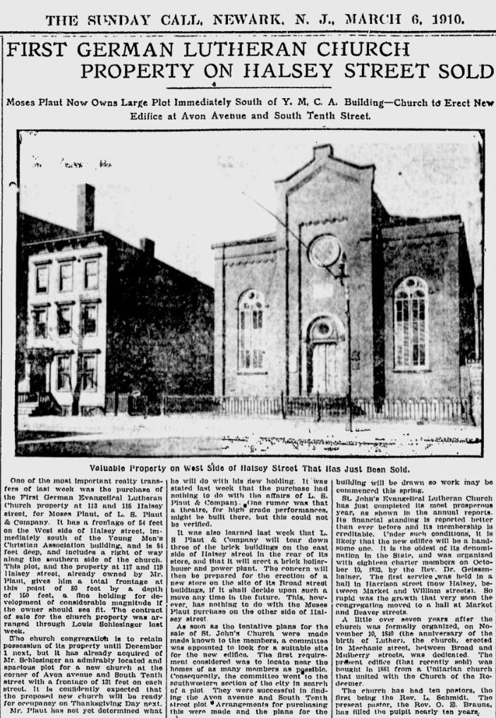113 Halsey Street
1910
