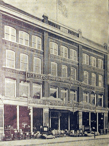113 Springfield Avenue
J. J. Henry Muller Furniture
From "Newark - New Jersey's Greatest Manufacturing Centre, Illustrated" Published 1894 by The Consolidated Illustrating Co.
