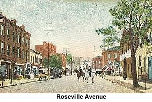 123 Roseville Avenue
Looking South
Postcard
