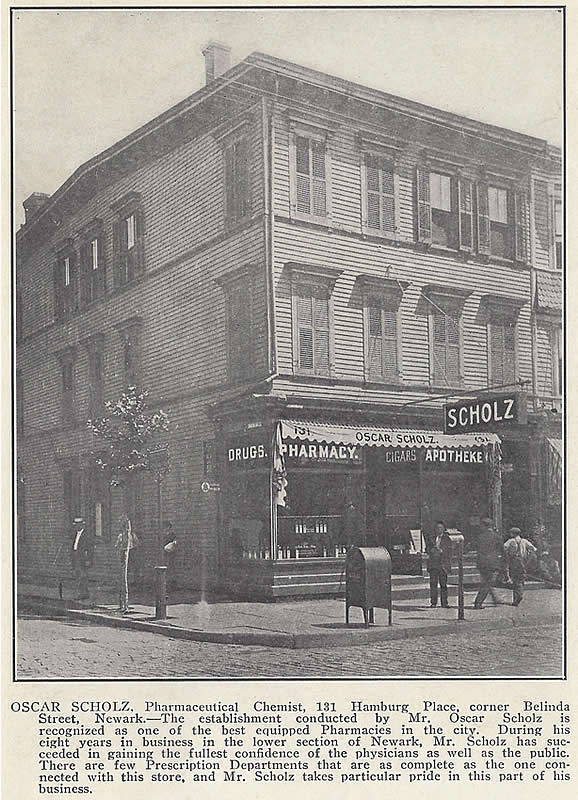 131 Hamburg Place
From: "Newark Illustrated 1909-1910" Published by Frank A. Libby 1909
