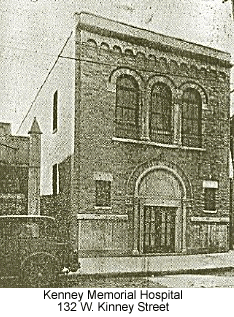 132 West Kinney Street
Kenney Memorial Hospital
