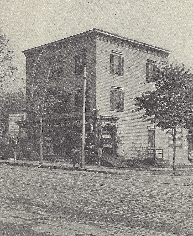 Summer & Park Avenue
J. Pinkinson Pharmacist
From: "Newark Illustrated 1909-1910" Published by Frank A. Libby 1909
