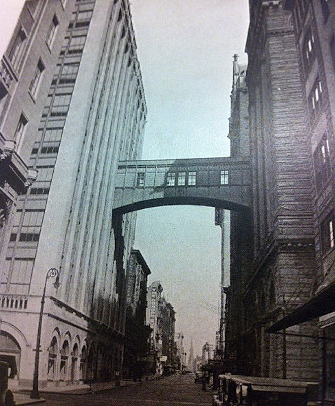 Halsey Street at the Prudential Building looking North

