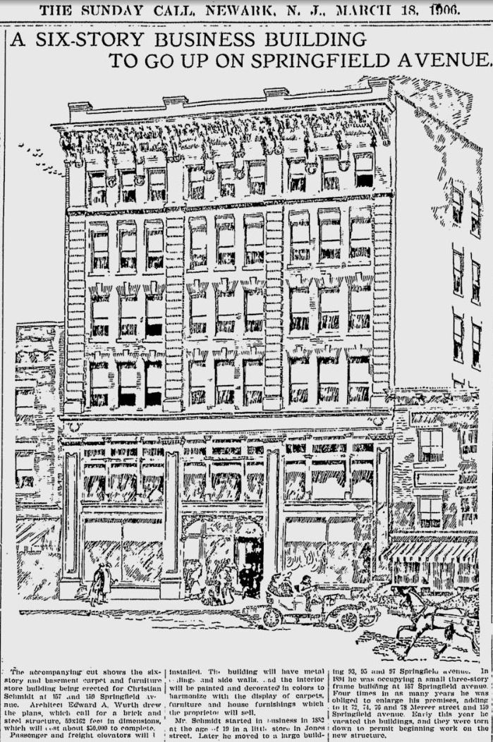 157 Springfield Avenue
A Six-Story Business Building to go up on Springfield Avenue
