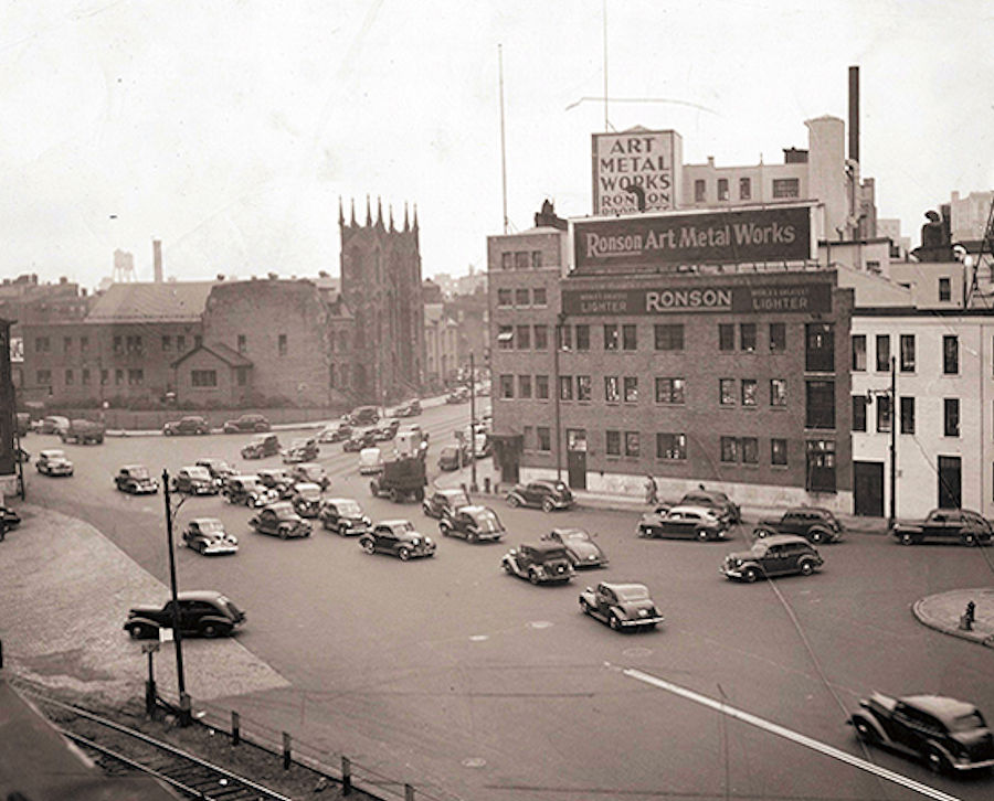 Front Street, Centre Street & Mulberry Streeet
Front Street is the lower street.
Photo from the NPL
