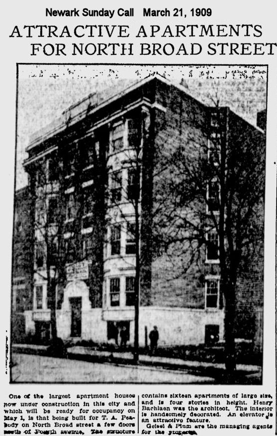 Broad Street & Fourth Avenue
1909
