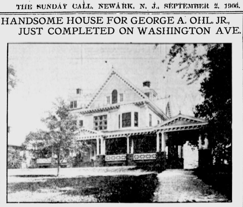 165 Washington Avenue
Handsome House for George A. Oh. Jr. Just Completed on Washington Avenue
