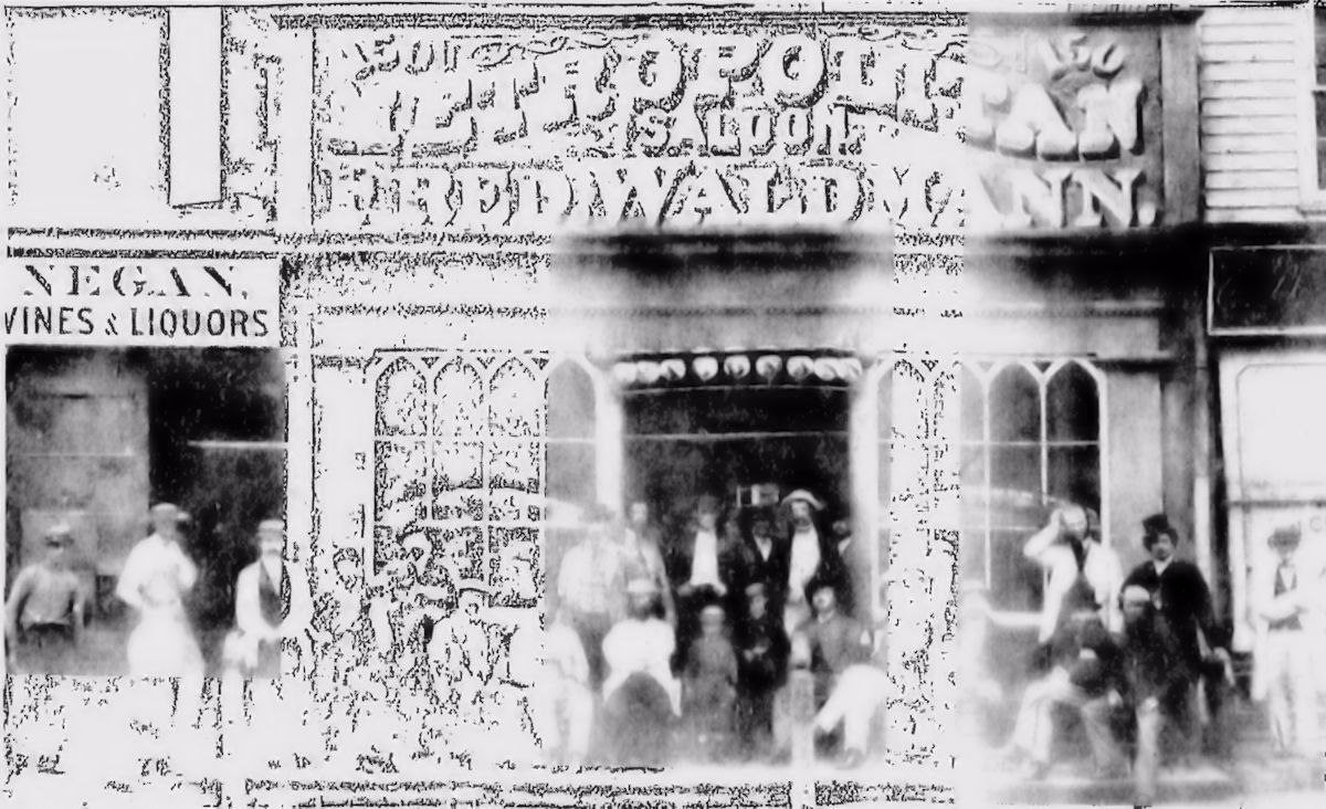 191 Market Street
1868
Photo from the Newark Sunday Call   February 1, 1903
