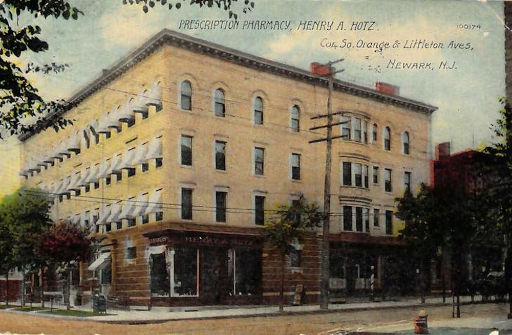 Littleton & South Orange Avenus
Southwest Corner
Postcard
