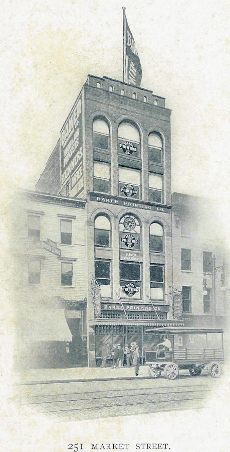 251 Market Street
The Baker Printing Company
From "Newark - The City of Industry" Published 1912
