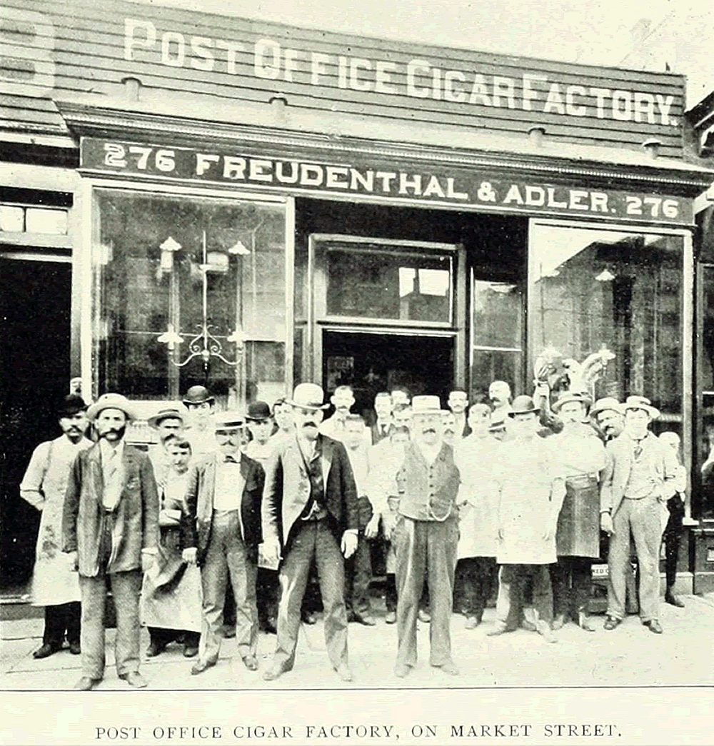 276 Market Street
Post Office Cigar Factory
From "Essex County, NJ, Illustrated 1897":
