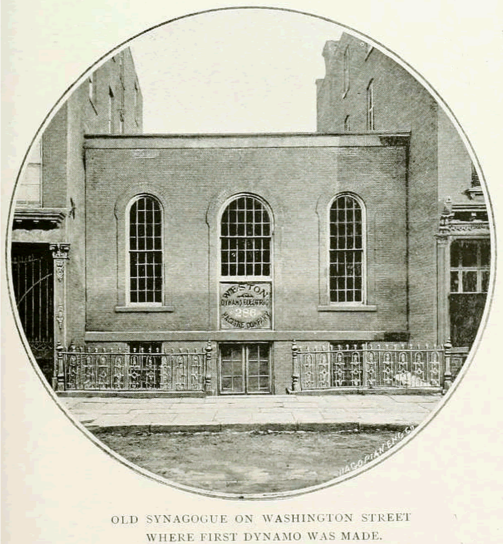 286 Washington Street
Weston Dynamo Electric Machine Company
From "Essex County, NJ, Illustrated 1897":
