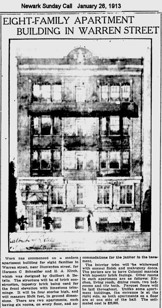 Warren Street near Hunterdon Street
