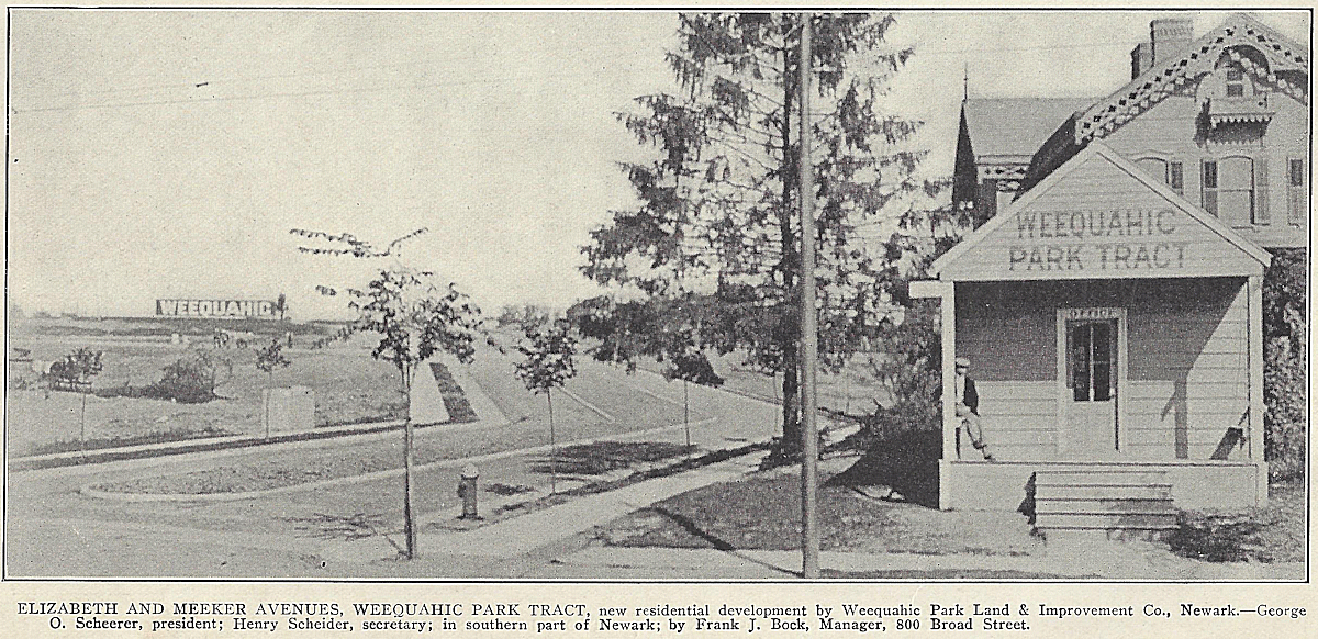 Elizabeth & Meeker Avenues
From: "Newark Illustrated 1909-1910" Published by Frank A. Libby 1909
