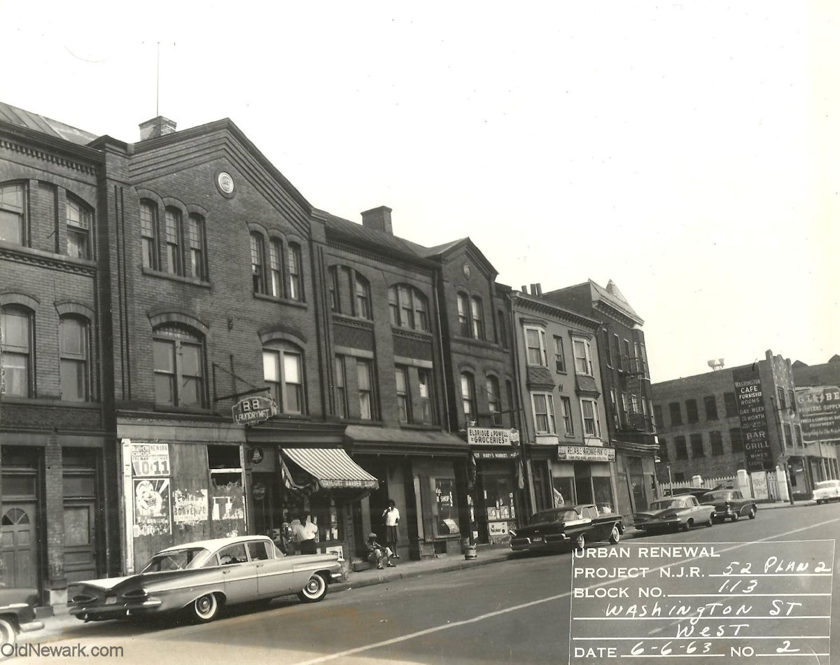 433 Washington Street Looking North
June 6, 1963
Urban Renewal Project N.J.R. 52 Plan 2
