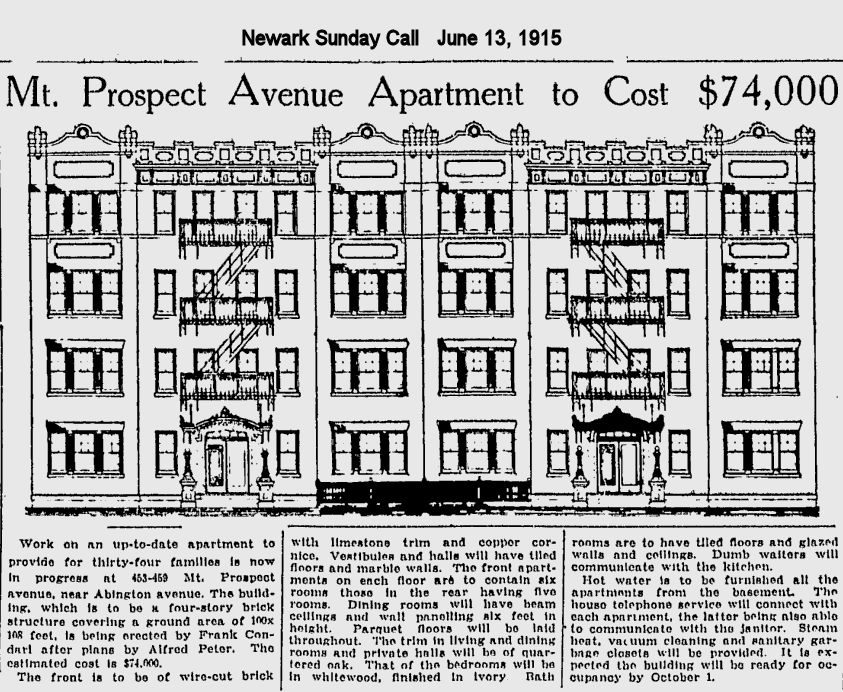453-459 Mount Prospect Avenue
