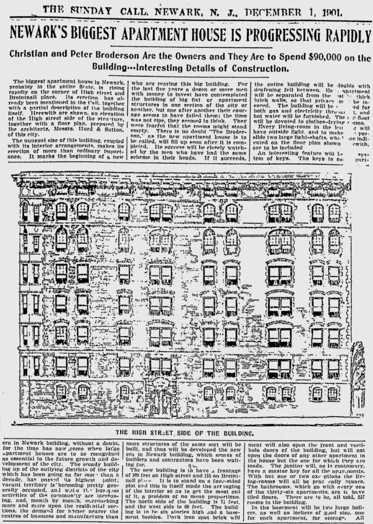 High Street & Breintnall Place
December 1, 1901
