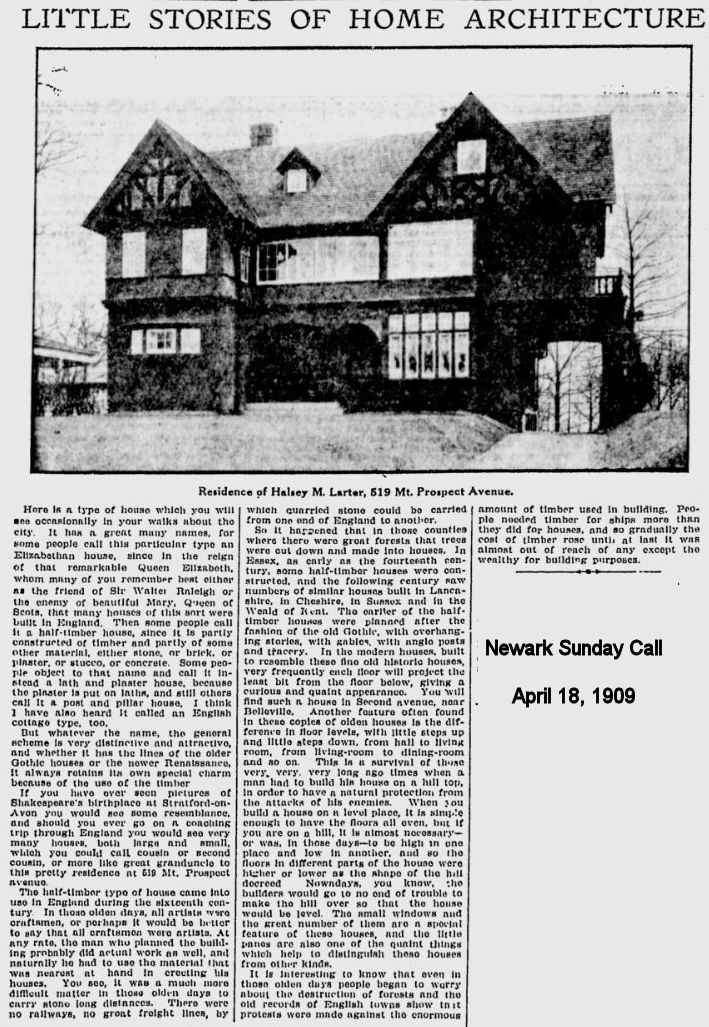 519 Mount Prospect Avenue
1909
