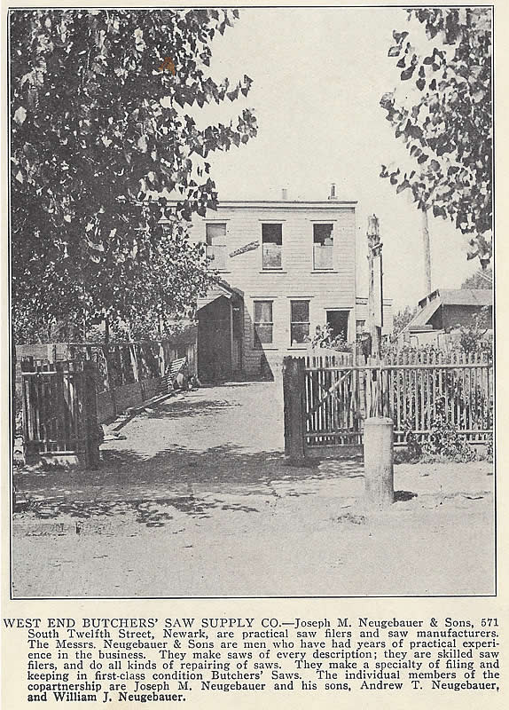 571 South Twelfth Street
From: "Newark Illustrated 1909-1910" Published by Frank A. Libby 1909
