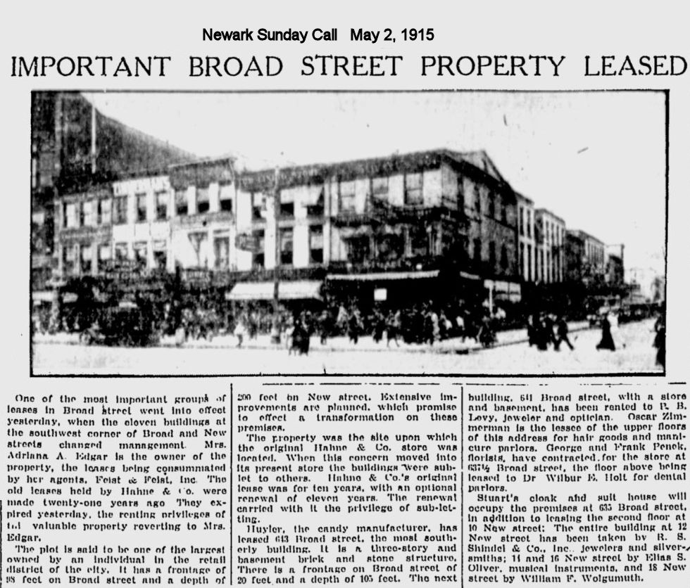 635 - 645 Broad Street & New Street
