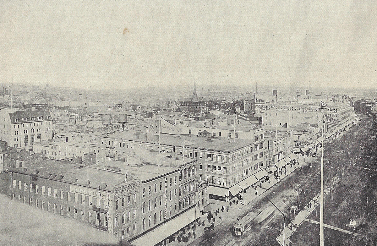 715 Broad Street Looking North
From: "Newark Illustrated 1909-1910" Published by Frank A. Libby 1909
