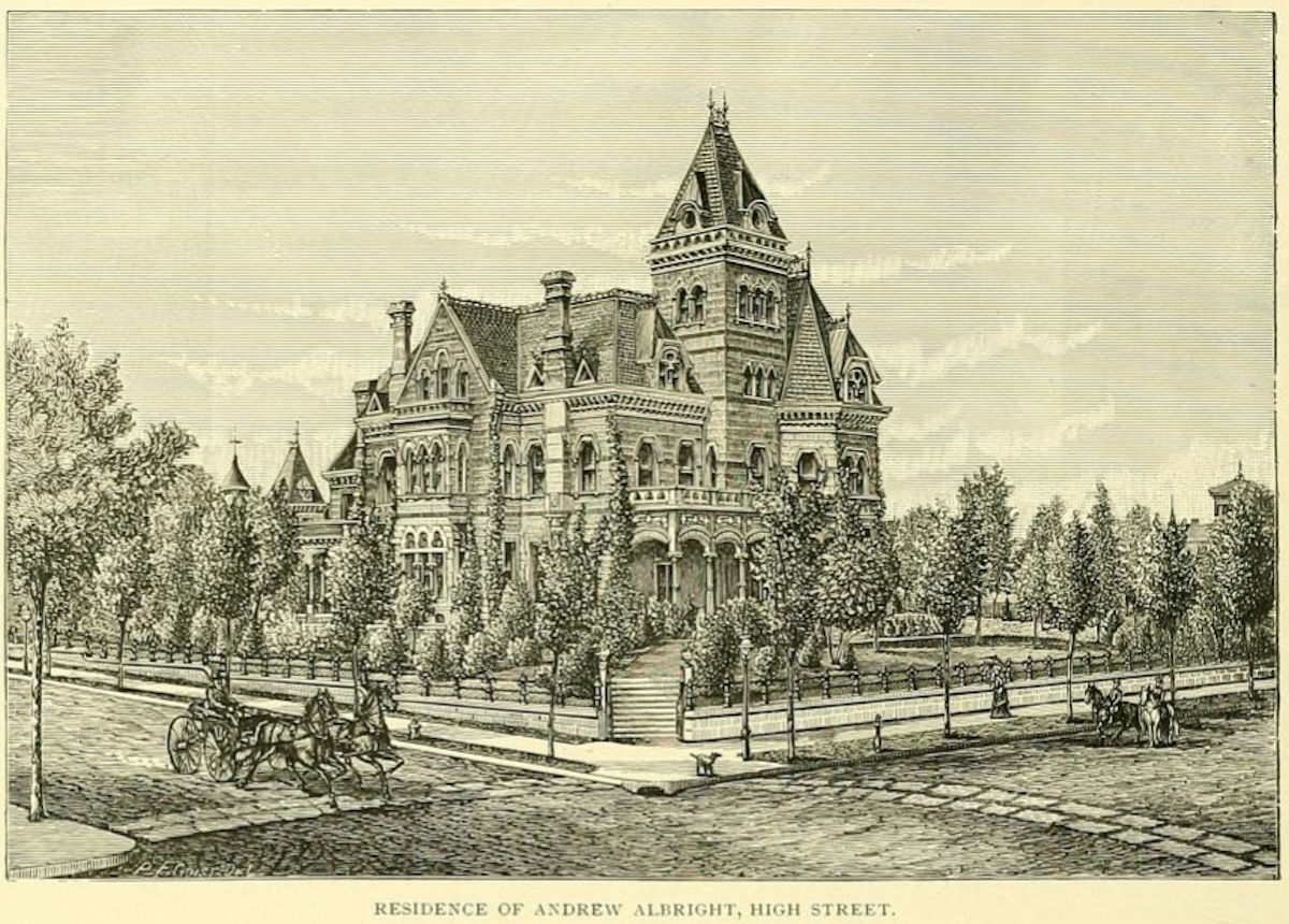 727 High Street
High Street & Spruce Street
Photo from Newark NJ Illustrated 1891
