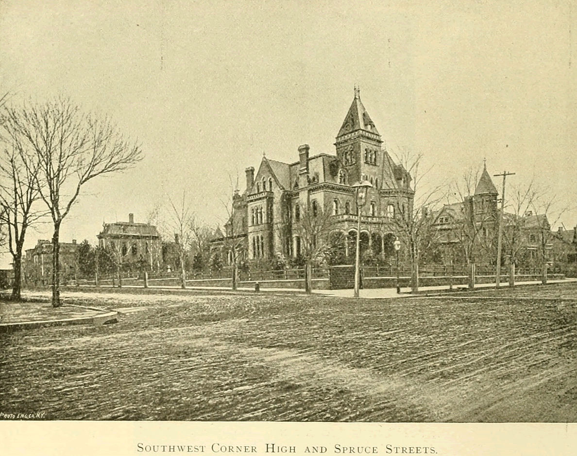 High & Spruce Streets
Photo from "Newark & It's Leading Businessmen 1891"

