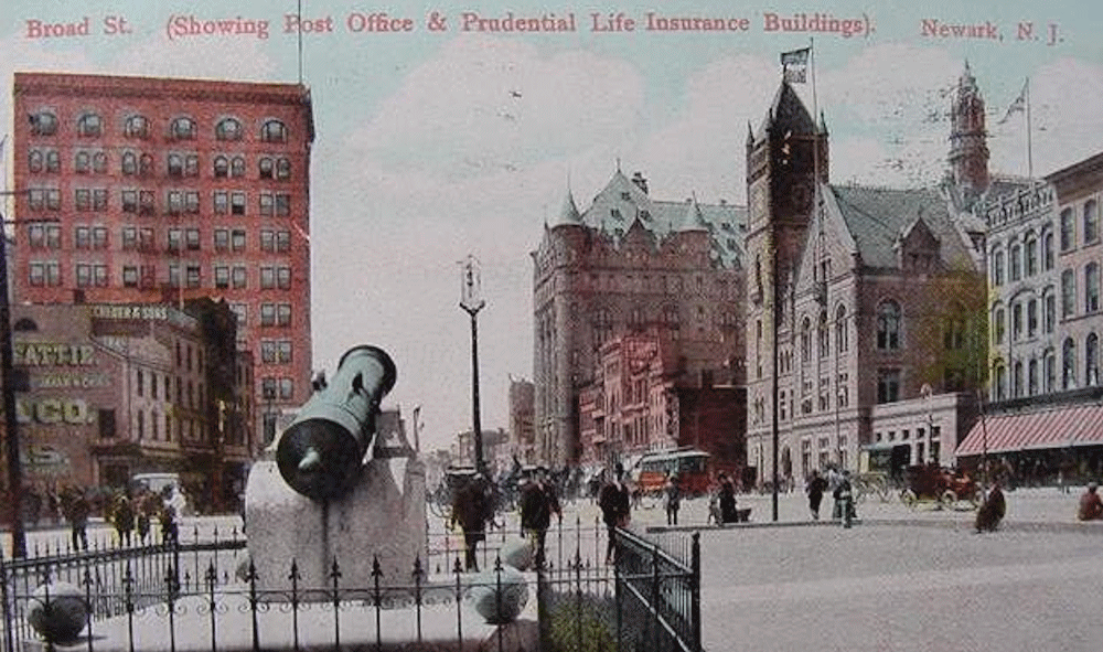 Broad Street at Military Park Looking South
