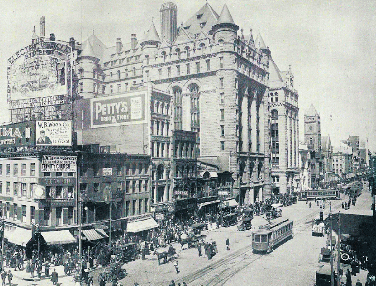 Broad Street - Academy Street to Market Street
From "Newark, the City of Industry" Published by the Newark Board of Trade 1912
