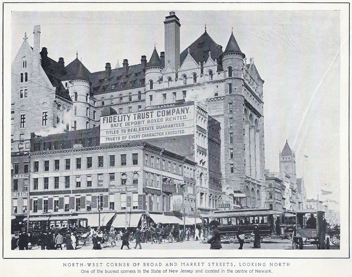 761-787 Broad Street
~1905
From "Views of Newark" Published by L. H. Nelson Company ~1905
