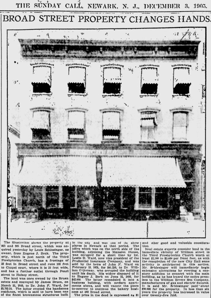 903 Broad Street
Broad Street Property Changes Hands
