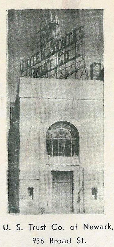 936 Broad Street
U.S. Trust Co. of Newark
