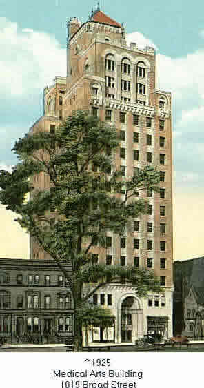 1019 Broad Street
The address is for Broad Street but the building is actually on Lincoln Park.
