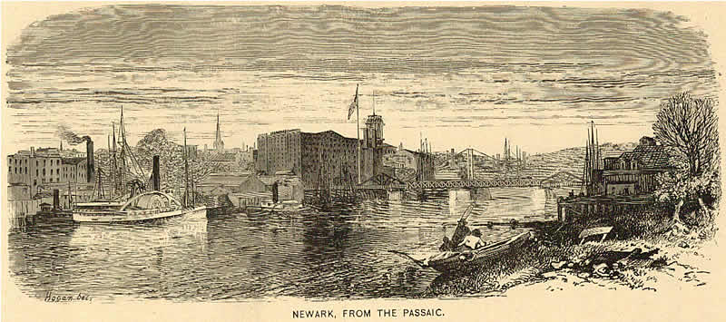 Looking Towards Bridge Street
Photo from “History of Newark NJ” by Joseph Atkinson
