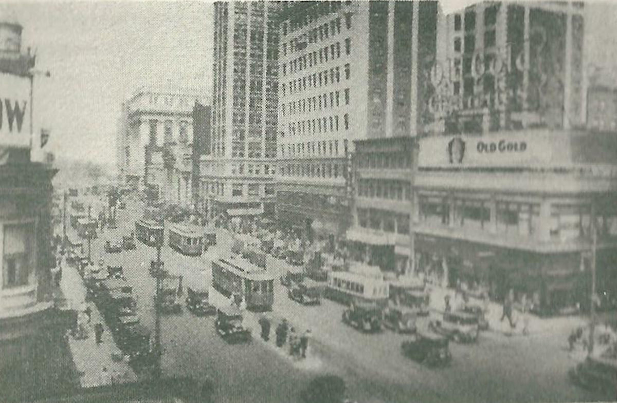 Broad Street Looking North from Mechanic Street
