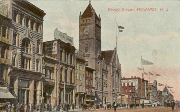 1910s - Looking North from Canal Street(Raymond Blvd)
Photo from Scott Seligman
