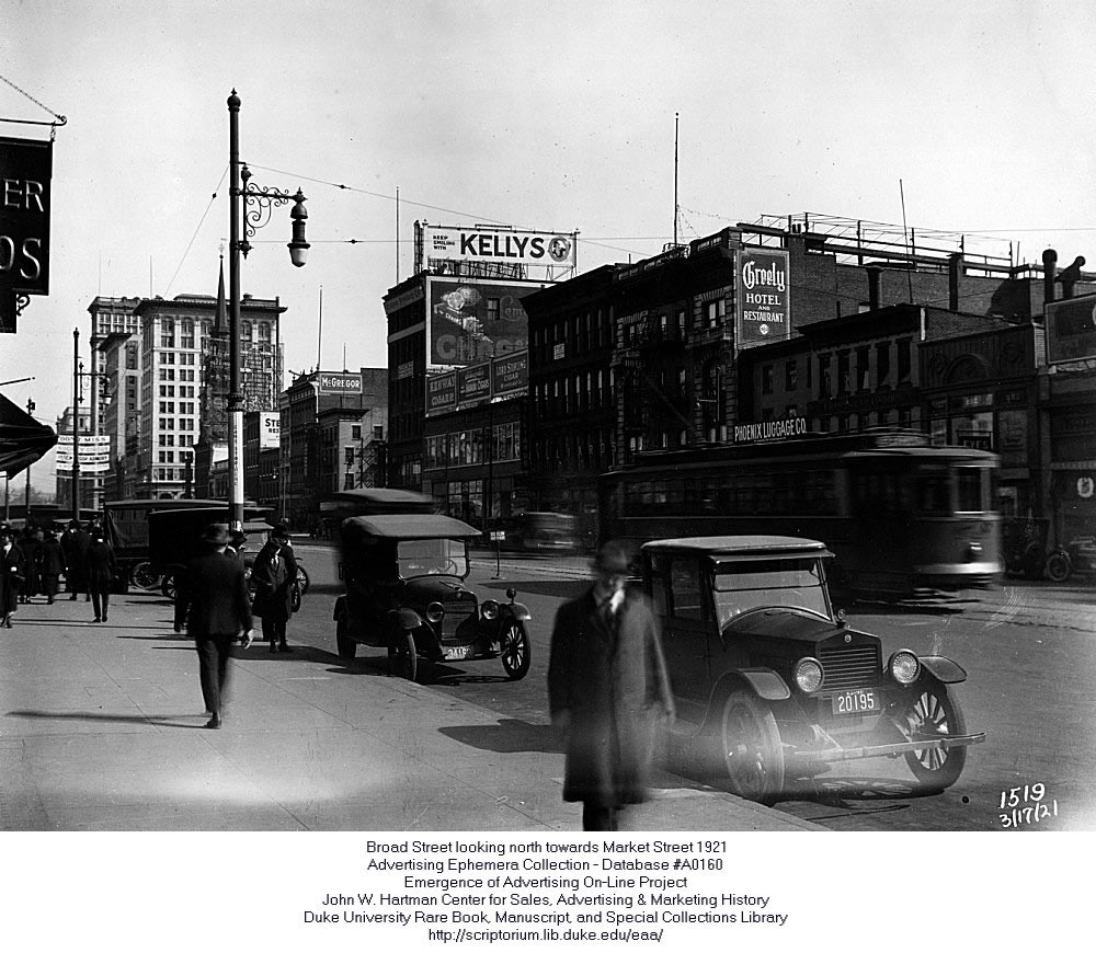 1921 - Looking North from Green Street
1921

