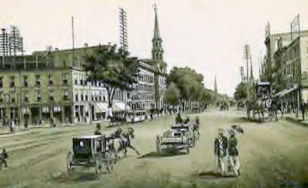 1885 - Looking South from Market Street
Postcard
